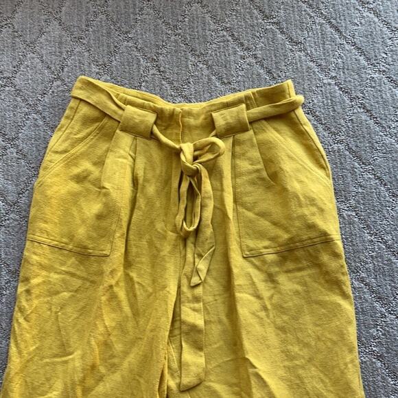 Elevenses high waisted pants linen cotton blend summer office lightweight - Picture 2 of 6